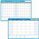 At-A-Glance 30/60 Day Undated Horizontal Wall Planner - 48" x 32" Sheet Size - Blue - Laminated, Erasable - 1 Each