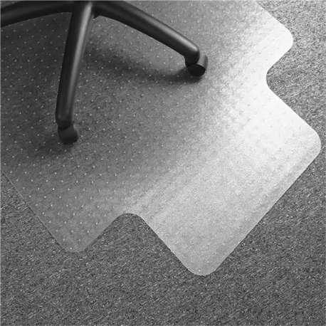 Computex Anti-Static Vinyl Lipped Chair Mat for Carpets up to 3/8" - 36" x 48" - Carpeted Floor, Carpet, Electrical Equipment - 