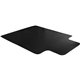 Advantagemat Black Vinyl Lipped Chair Mat for Hard Floor - 45" x 53" - Hard Floor - 53" Length x 45" Width x 0.080" Depth x 0.08