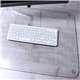 Desktex Glass Desk Pad - 19" x 24" - Clear Rectangular Glass Desk Pad - 24" L x 19" W x 0.2" D