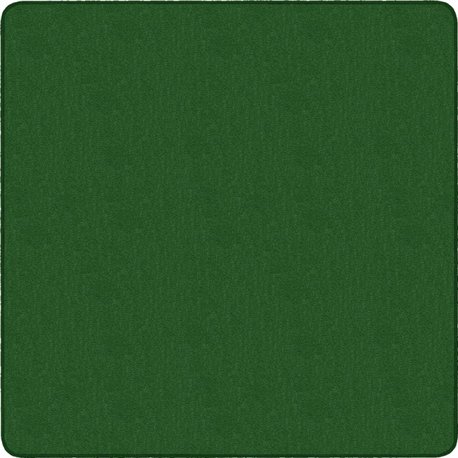 Flagship Carpets Classic Solid Color 6' Square Rug - Traditional - 72" Length x 72" Width - Square - Clover - Nylon