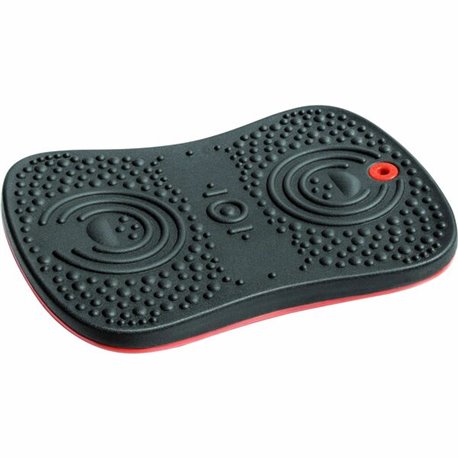 AFS-TEX Active Anti-Microbial Exercise Wobble Balance Board - Black Balance Board - 20"L x 14"W x 2.5"D