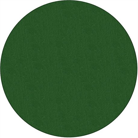Flagship Carpets Classic Solid Color 6' Round Rug - Traditional - 72" Diameter - Circle - Clover - Nylon