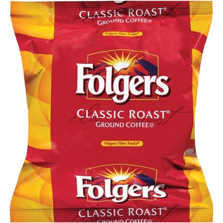 Folgers Filter Pack Classic Roast Coffee - 0.9 oz - 16 / Carton