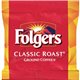 Folgers Classic Roast Coffee - Medium - 0.9 oz - 36 / Carton