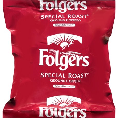 Folgers Ground Special Roast Ground Coffee - Medium - 0.8 oz - 40 / Carton