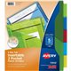 Avery Big Tab Insertable 2-Pocket Dividers - 5 x Divider(s) - 5 - 5 Tab(s)/Set - 9.3" Divider Width x 11.25" Divider Length - 3 