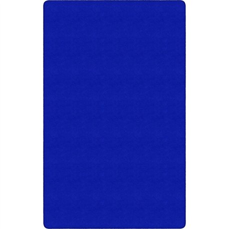 Flagship Carpets Ameristrong Solid Color Rug - Traditional - 12 ft Length x 18 ft Width - Rectangle - Royal Blue - Fiber, Nylon