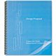 GBC Lined Design Binding Presentation Covers - For Letter 8 1/2" x 11" Sheet - Clear - Polypropylene - 25 / Pack