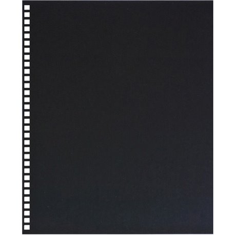 GBC Regency Letter Presentation Cover - 8 1/2" x 11" - Black - 25 / Pack