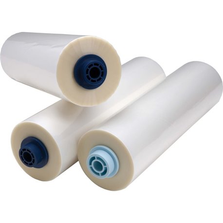 GBC EZ Load Blue End Cap Laminating Roll Film - Laminating Pouch/Sheet Size: 12" Width x 100 ft Length x 5 mil Thickness - Gloss