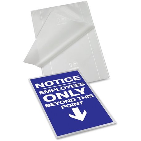 GBC Fusion EZUse Laminating Pouches - Sheet Size Supported: Letter 8.50" Width x 11" Length - Laminating Pouch/Sheet Size: 9" Wi