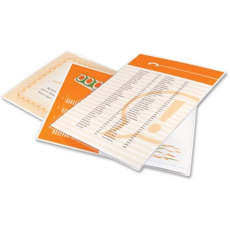 GBC Economy Thermal Laminating Pouches - Sheet Size Supported: Letter 8.50" Width x 11" Length - Laminating Pouch/Sheet Size: 9"