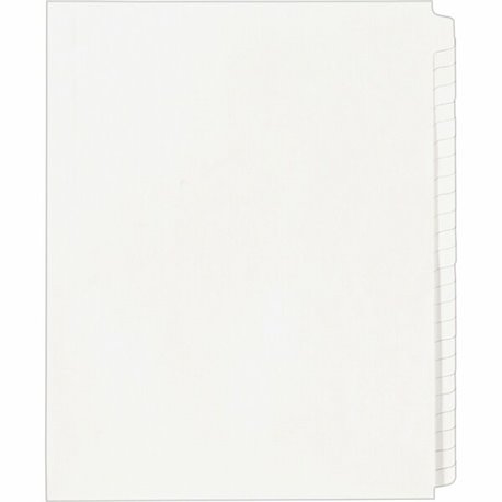 Avery Standard Collated Legal Dividers - 1 x Divider(s) - Blank Side Tab(s) - 25 Tab(s)/Set - 8.5" Divider Width x 11" Divider L