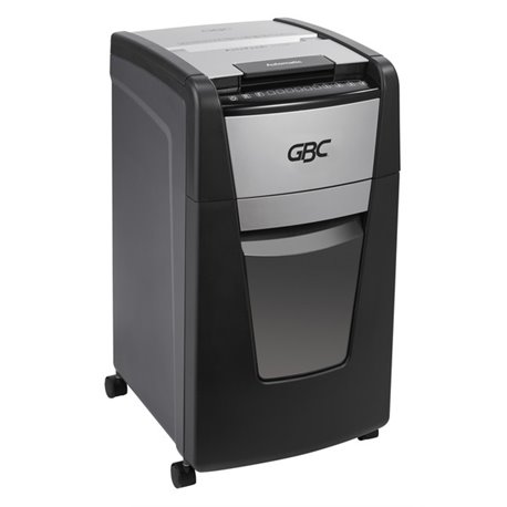 GBC AutoFeed+ Office Shredder, 300M, Micro-Cut, 300 Sheets - Continuous Shredder - Micro Cut - 8 Per Pass - for shredding Credit