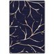 Flagship Carpets Nantucket Blue Moreland Design Rug - 72" Length x 48" Width - Dark Blue - Nylon
