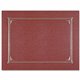 Geographics Letter, A4 Recycled Certificate Holder - 8 1/2" x 11" , 10" x 8" , 8 17/64" x 11 11/16" - Linen - Burgundy - 30% Rec