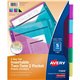 Avery Big Tab Tab Divider - 5 x Divider(s) - 5 - 5 Tab(s)/Set - 9.3" Divider Width x 11.13" Divider Length - 3 Hole Punched - Mu