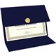 Geographics Recycled Certificate Holder - Navy - 30% Recycled - 5 / Pack