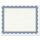 Geographics Drama Blue Border Blank Certificates - 8.5" x 11" - Inkjet, Laser Compatible with Blue Border - 15 / Pack