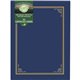 Geographics Letter Certificate Holder - 8 1/2" x 11" - Navy - 5 / Pack