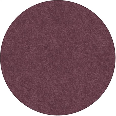 Flagship Carpets Amerisoft Solid Color Rug - 72" Diameter - Round - Plum - Nylon, Polyester