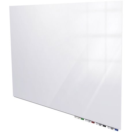 Ghent Magnetic Aria - Horizontal - 60" (5 ft) Width x 36" (3 ft) Height - White Tempered Glass Surface - Rectangle - Horizontal 