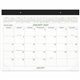 At-A-Glance 2-Color Desk Pad - Standard Size - Monthly - 12 Month - January 2024 - December 2024 - 1 Month Single Page Layout - 