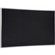 Ghent Recycled Bulletin Board with Aluminum Frame - 24" Height x 36" Width - Black Rubber Surface - Recyclable, Washable, Easy t