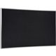 Ghent Recycled Bulletin Board with Aluminum Frame - 36" Height x 60" Width - Black Rubber Surface - Recyclable, Washable, Easy t