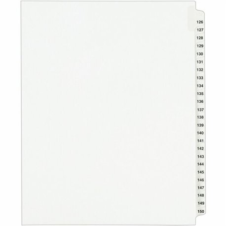 Avery Standard Collated Legal Exhibit Divider Sets - Avery Style - 25 x Divider(s) - Printed Tab(s) - Digit - 126-150 - 25 Tab(s