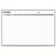 Ghent Dry Erase Board - 36" (3 ft) Width x 24" (2 ft) Height - White Steel Surface - Satin Aluminum Frame - Rectangle - Horizont