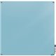 Ghent Harmony Dry Erase Board - 48" (4 ft) Width x 48" (4 ft) Height - Tempered Glass Surface - Blue Back - Square - Magnetic - 