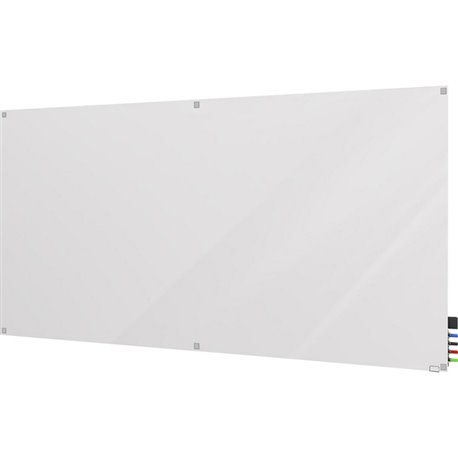 Ghent Harmony Dry Erase Board - 60" (5 ft) Width x 48" (4 ft) Height - Tempered Glass Surface - White Back - Rectangle - Horizon