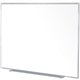 Ghent 5'H Projection Porcelain Whiteboard - 72" (6 ft) Width x 60" (5 ft) Height - White Porcelain Surface - Gray Satin Aluminum