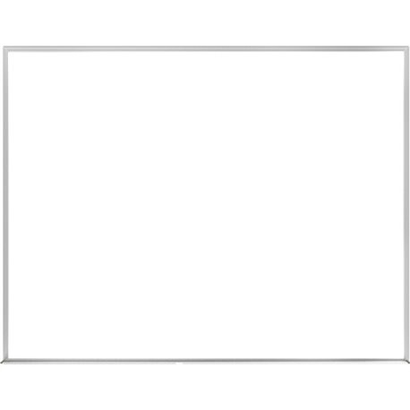 Ghent Verona Markerboard - 48" (4 ft) Width x 36" (3 ft) Height - Melamine Surface - Aluminum Frame - Durable, Non-magnetic - 1 