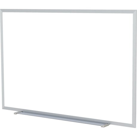 Ghent Verona M2-46-4 Markerboard - 72" (6 ft) Width x 48" (4 ft) Height - Melamine Surface - Aluminum Frame - Durable, Non-magne