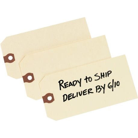 Avery Unstrung Shipping Tags, 11.5 pt. Stock, 5-1/4" x 2-5/8" , 1,000 Manila Hang Tags - 5.20" Length x 2.62" Width - Rectangula