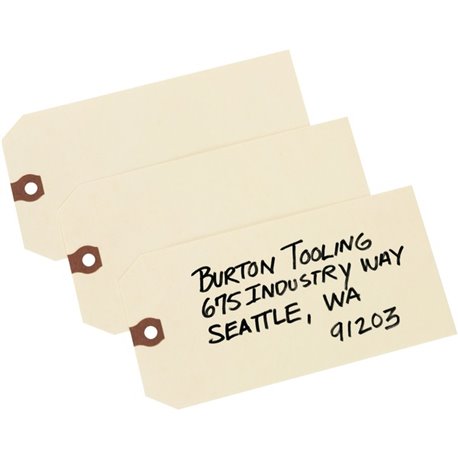 Avery Unstrung Shipping Tags, 11.5 pt. Stock, 6-1/4" x 3-1/8" , 1,000 Manila Hang Tags - 6.20" Length x 3.13" Width - Rectangula