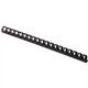 Fellowes Plastic Binding Combs - Black, 1/2" Diameter - 0.5" Height x 10.8" Width x 0.5" Depth - 0.50" Maximum Capacity - 90 x S