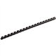 Fellowes Plastic Binding Combs - Black, 1/4" Diameter - 0.3" Height x 10.8" Width x 0.3" Depth - 0.25" Maximum Capacity - 20 x S