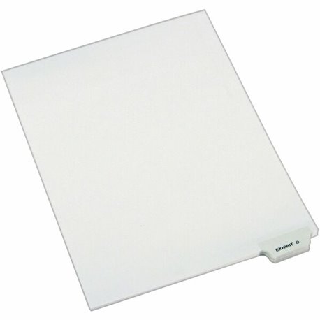 Avery Individual Bottom Tab Legal Dividers - 25 x Divider(s) - Bottom Tab(s) - Exhibit O - 1 Tab(s)/Set - 8.5" Divider Width x 1