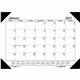 House of Doolittle Recycled Compact Size Economy Desk Pad - Monthly - 12 Month - January 2025 - December 2025 - 1 Month Single P