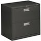 HON Brigade 600 H672 Lateral File - 30" x 18"28.4" - 2 Drawer(s) - Finish: Charcoal