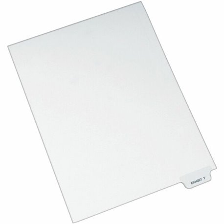 Avery Individual Bottom Tab Legal Dividers - 25 x Divider(s) - Bottom Tab(s) - Exhibit T - 1 Tab(s)/Set - 8.5" Divider Width x 1