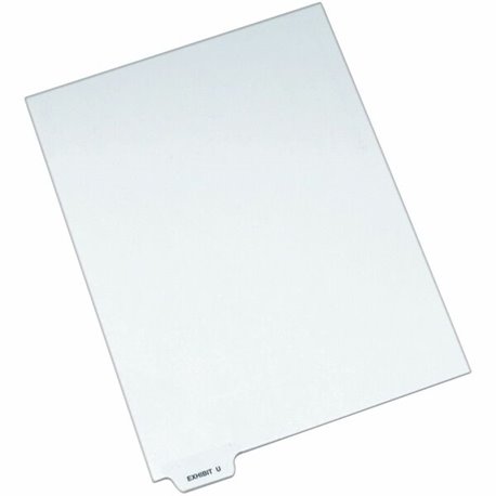 Avery Individual Bottom Tab Legal Dividers - 25 x Divider(s) - Bottom Tab(s) - Exhibit U - 1 Tab(s)/Set - 8.5" Divider Width x 1