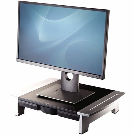 Fellowes Office Suites Monitor Riser - Up to 21" Screen Support - 80 lb Load Capacity - 4.2" Height x 19.9" Width x 14.1" Depth 