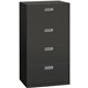 HON Brigade 600 H674 Lateral File - 30" x 18"53.3" - 4 Drawer(s) - Finish: Charcoal