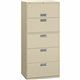 HON Brigade 600 H675 Lateral File - 30" x 18"67" - 5 Drawer(s) - Finish: Putty