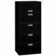 HON Brigade 600 H675 Lateral File - 30" x 18"67" - 5 Drawer(s) - Finish: Black